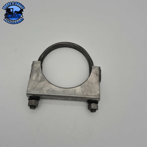 DP-46-350 SADDLE CLAMP; WELDED SADDLE; FLAT U Dark Gray