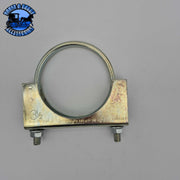 DP-46-350Z SADDLE CLAMP; WELDED SADDLE; FLAT UBOLT Dark Gray