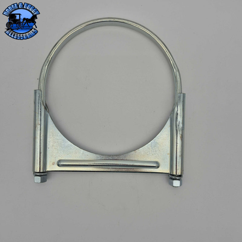 DP-46G-600Z SADDLE CLAMP: GUILLOTINE SADDLE; FI Dark Gray