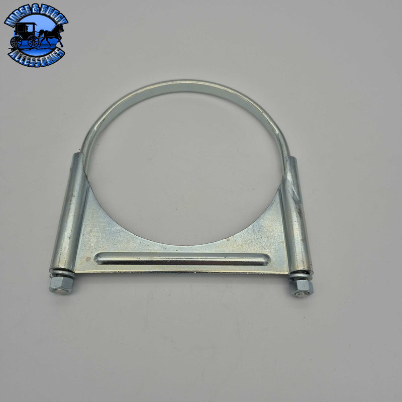 DP-46G-600Z SADDLE CLAMP: GUILLOTINE SADDLE; FI Dark Gray