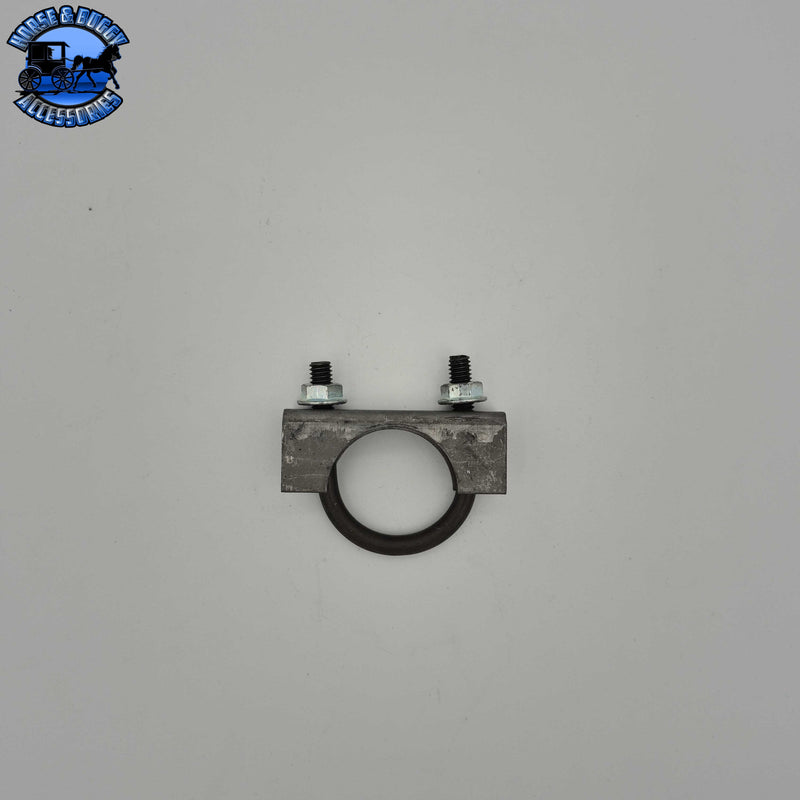 DP-47-150 SADDLE CLAMP | OPEN SADDLE | ROUND UBOLT | CARBON STEEL Dark Gray