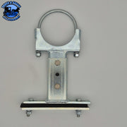 DP-47HF-350Z Straight Hang Clamp (Flat) - Zinc Dark Gray