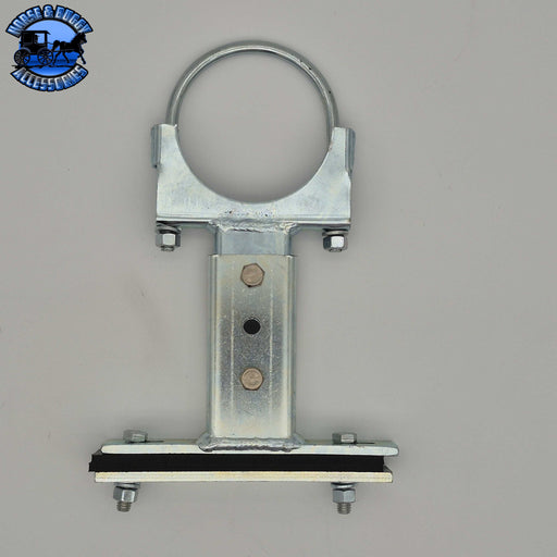 DP-47HF-350Z Straight Hang Clamp (Flat) - Zinc Dark Gray