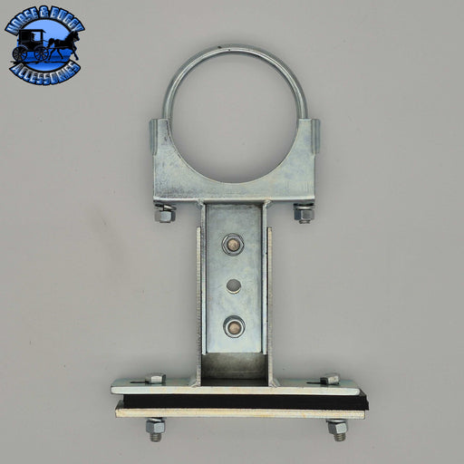 DP-47HF-350Z Straight Hang Clamp (Flat) - Zinc Dark Gray