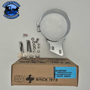 DP-50BJ-APB700SCP 7'' PETE EXHAUST CLAMP W/ANGLED BRACKET Dark Gray