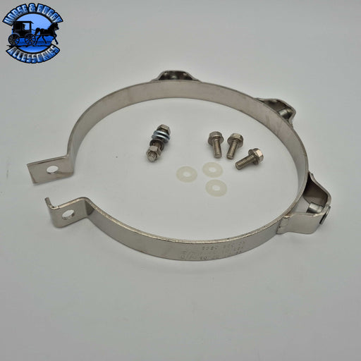 DP-85SC-800-3N 8" EXHAUST CLAMP Dark Gray