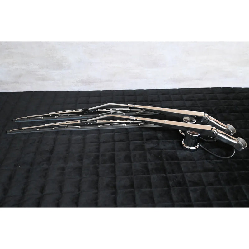 #GGE11 (Peterbilt 589,579,567,548,537) (Kenworth W990,T880,T680,T480,T280) Full 304 Stainless wiper arms and blades