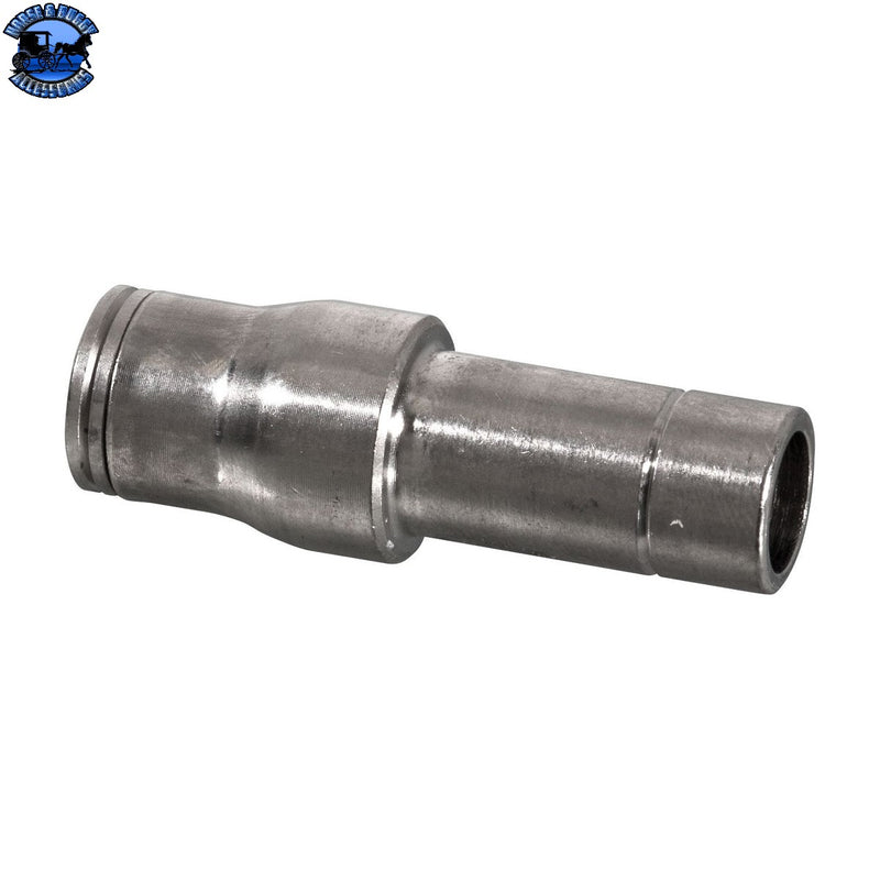 LP-17877 Push-to-Connect Reducer, Nickel Plated Brass, 3/8 x 1/2", Tube x Tube, 280 PSI Working Pressure