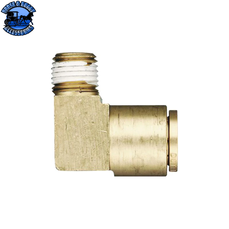 lp-57511 lawson all brass 90 elbow 3/8" pipe 1/4" thread