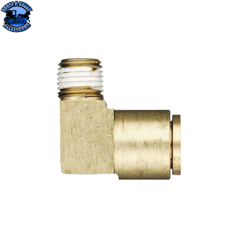 LP-57509 Lawson DOT Elbow Male 90° Brass 1/4 x 1/8-27