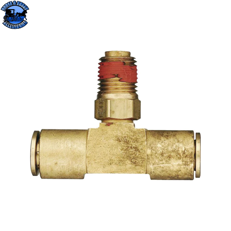 LP-27216 DOT Swivel Branch Tee Male Brass 1/4 x 1/4 x 1/4"