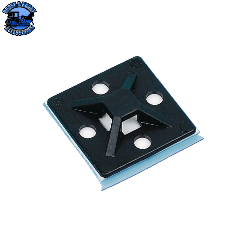 LP-P56360 Cable Tie Mount, 3/4" Length, 3/4" Width, Square, Foam Adhesive, Weather-Resistant