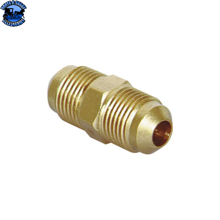 LP-5149 Air Line Union SAE 45° Flare Brass 1/4 x 1/4"
