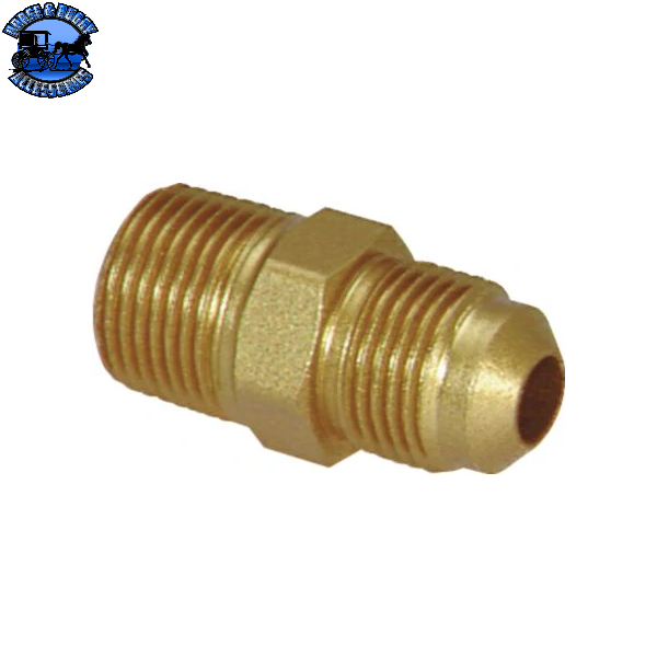 LP-5178 Air Line Connector Brass SAE 45° Flare 1/4 x 1/4"
