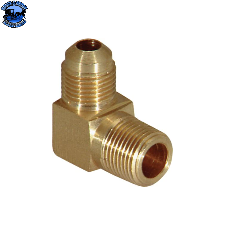 LP-5195 Elbow Brass SAE 45° Flare 90° 1/4-18 x 3/8"