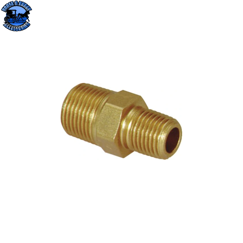 LP-86663 1/2 CLOSE NIPPLE BRASS FITTING