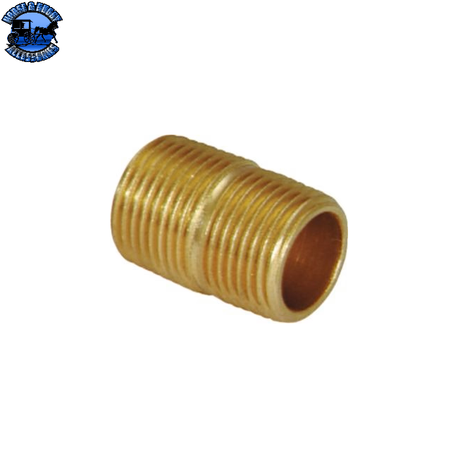 LP-5299 Pipe Close Nipple Brass 3/8-18 x 3/8-18