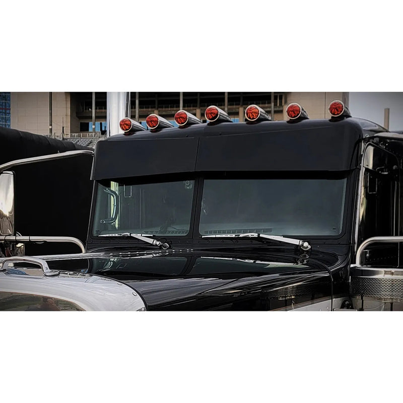 #GGE1 Peterbilt 379/389 304 Polished Stainless Steel Peterbilt OEM Replacement Wiper Arm Black