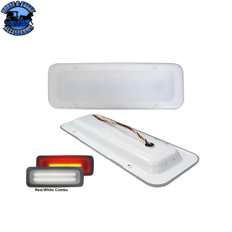TN-E30L0SR-1 RECESSED 4K WHITE/RED 42/16 LED LIGHT W/SWITCH (6'' X 17.5'')