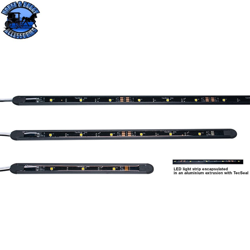 60 LED PREMIUM 47.5'' ALUM EXTRUSION LAMP WHITE BLACK HOUSING