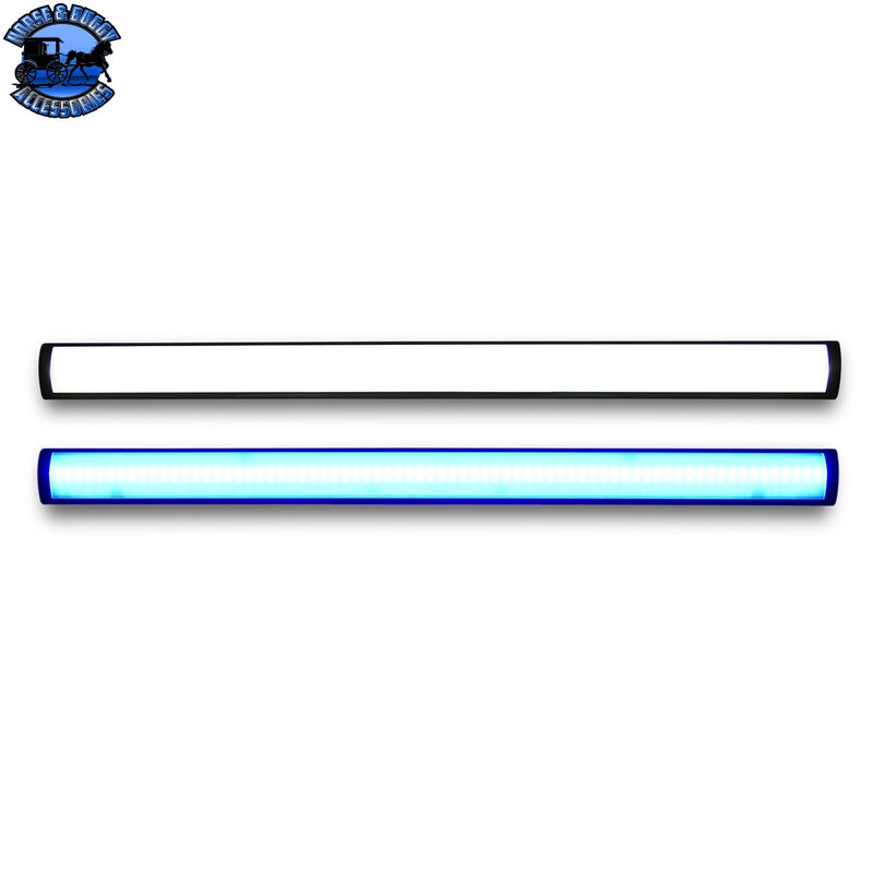 TIRA DE LUCES RÍGIDA ALU BLANCO AZUL 24IN