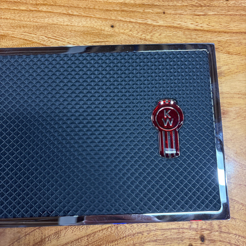 Kenworth logo 6x24" step plate oem red logo no holes #SP6x24RI-KWD2P