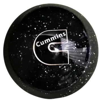 Black Cummins Emblem Brake Knobs (5/8"-11 female threads) brake knob Black Glitter