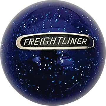 Midnight Blue Freightliner Emblem Shift Knobs (1/2"-13 female threads) SHIFTER Blue Glitter