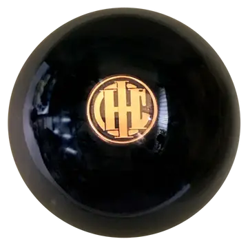 Black IH Emblem Brake Knobs (5/8"-11 female threads) brake knob Black with Gold