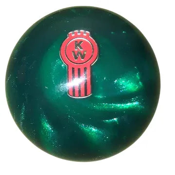 Dark Slate Gray Kenworth Emblem Brake Knobs (5/8"-11 female threads) brake knob Green Pearl