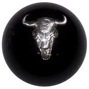 Cow Skull Shift Knobs (1/2"-13 female threads) Twisted Shifterz (Choose Color) SHIFTER Black Black