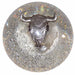 Rosy Brown Cow Skull Brake Knobs (5/8"-11 female threads) brake knob Clear Glitter