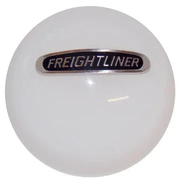 Light Gray Freightliner Emblem Brake Knob (5/8"-11 female threads) brake knob White