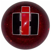 IH Emblem Brake Knobs (5/8"-11 female threads) Twisted Shifterz (Choose Color) brake knob Red Glitter Black