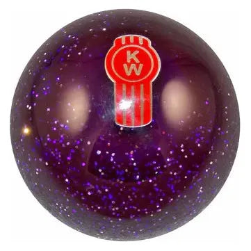 Kenworth Emblem Brake Knobs (5/8"-11 female threads) Twisted Shifterz (Choose Color) brake knob Purple Glitter Dark Slate Gray