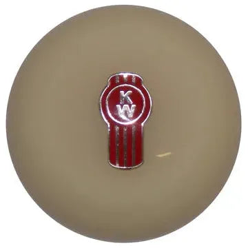 Kenworth Emblem Shift Knobs (1/2"-13 female threads) Twisted Shifterz (Choose Color) SHIFTER Ivory Dim Gray