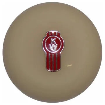 Kenworth Emblem Brake Knobs (5/8"-11 female threads) Twisted Shifterz (Choose Color) brake knob Ivory Dim Gray