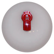Kenworth Emblem Shift Knobs (1/2"-13 female threads) Twisted Shifterz (Choose Color) SHIFTER White Dark Gray