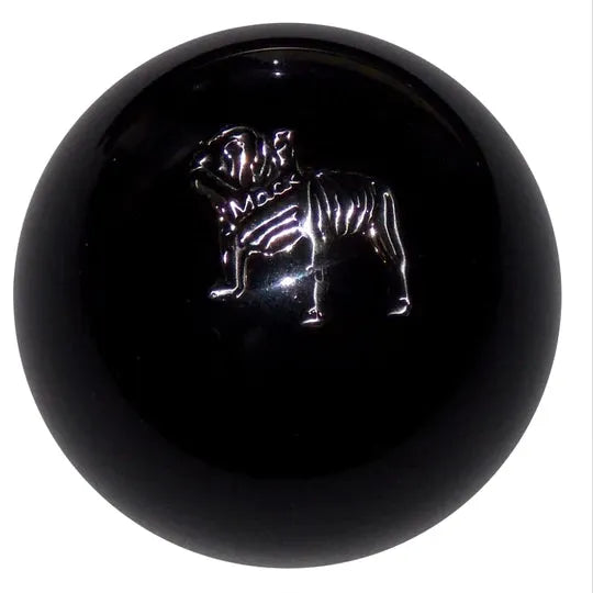 Black Mack Bulldog Black Brake Knob #BRKN-EM-MKDG-BLK (5/8"-11 female threads) brake knob