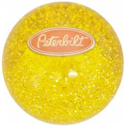 Peterbilt Emblem Brake Knobs (5/8"-11 female threads) Twisted Shifterz (Choose Color) brake knob Amber Glitter Gold
