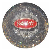 Peterbilt Emblem Brake Knobs (5/8"-11 female threads) Twisted Shifterz (Choose Color) brake knob Clear Glitter Dim Gray