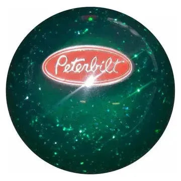 Peterbilt Emblem Brake Knobs (5/8"-11 female threads) Twisted Shifterz (Choose Color) brake knob Green Glitter Dark Slate Gray