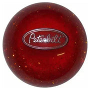 Peterbilt Emblem Brake Knobs (5/8"-11 female threads) Twisted Shifterz (Choose Color) brake knob Orange Glitter Dark Red