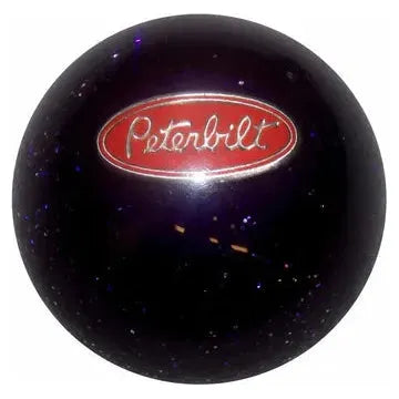 Peterbilt Emblem Brake Knobs (5/8"-11 female threads) Twisted Shifterz (Choose Color) brake knob Purple Glitter Rosy Brown