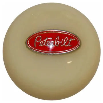 Rosy Brown Peterbilt Emblem Shift Knobs (1/2"-13 female threads) SHIFTER Ivory