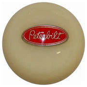 Peterbilt Emblem Brake Knobs (5/8"-11 female threads) Twisted Shifterz (Choose Color) brake knob Ivory Rosy Brown