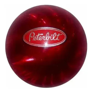 Peterbilt Emblem Brake Knobs (5/8"-11 female threads) Twisted Shifterz (Choose Color) brake knob Red Pearl Dark Red