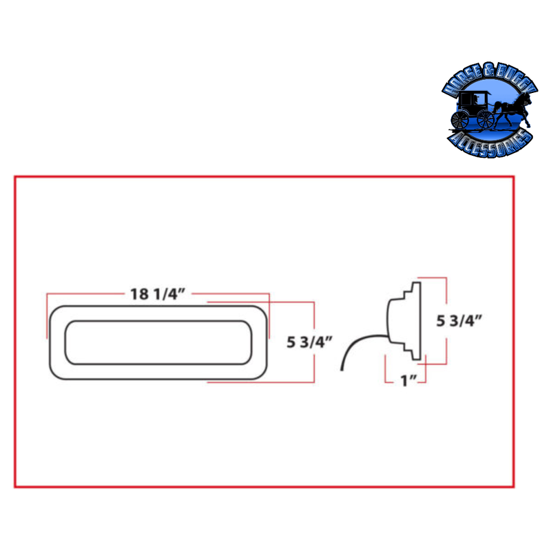 TLED-U39 Trux Motion Sensor LED Interior Dome Cab Light – 12 Diodes DOME LIGHT Dark Slate Gray