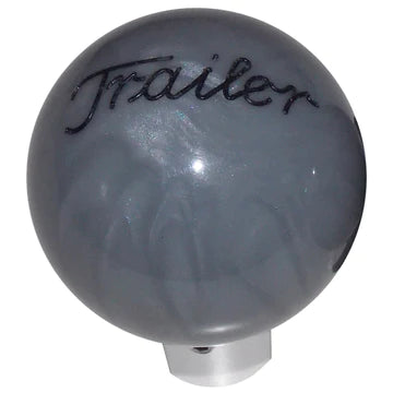 Font 1 Engraved Trailer Brake Knobs (5/8"-11 female threads) Twisted Shifterz (Choose Color) brake knob Pearl Gray Dim Gray