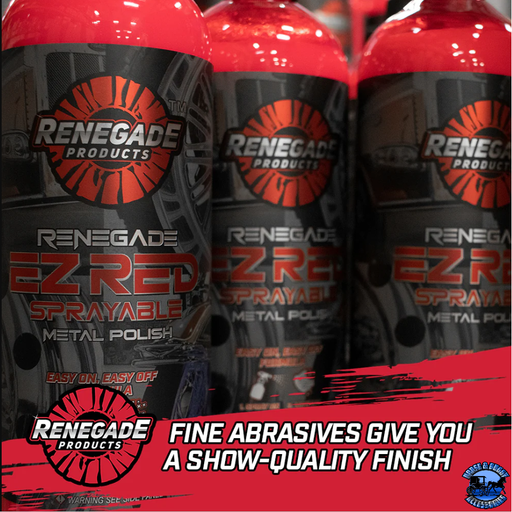 Maroon Renegade EZ Red Sprayable Metal Polish rp-LFGRPCLRSMP24 Renegade Red Line